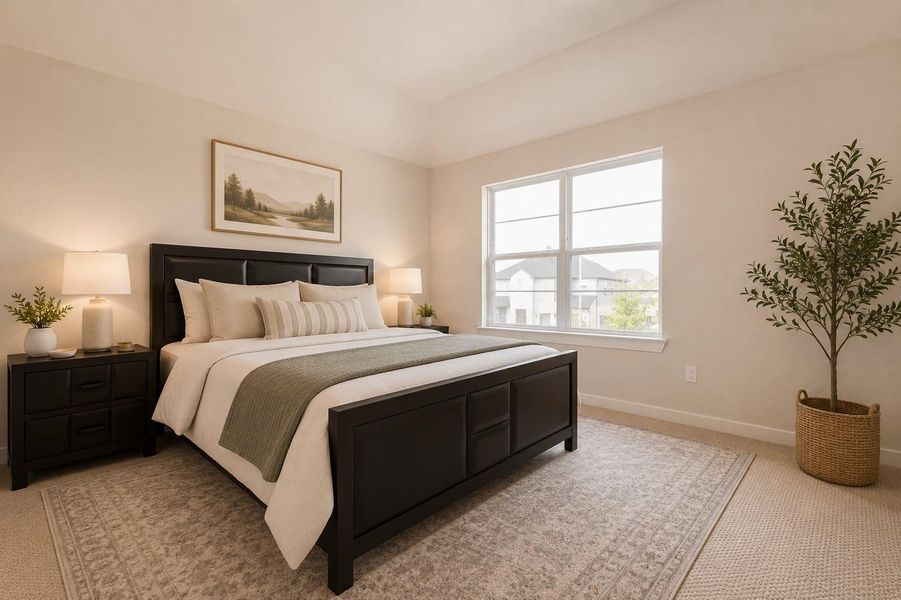 Furnished interior view inside a new home in , Richmond (Image 6).