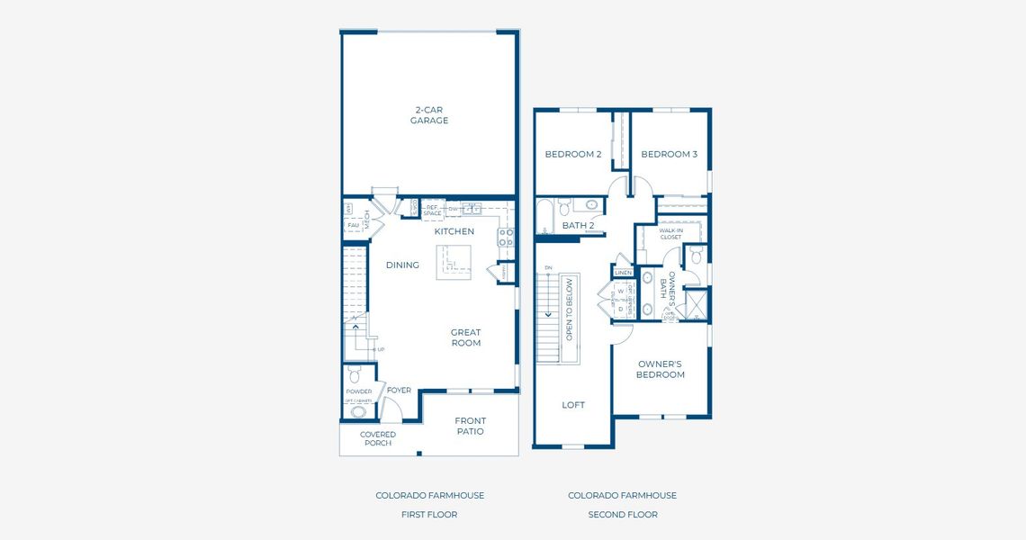 2D floor plan layout of this home in Harvest Crossing, Aurora, CO (Image 2). 2D floor plan layout of this home in Harvest Crossing, Aurora, CO (Image 2).