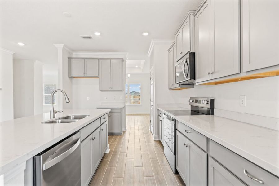 Furnished interior view inside a new home in Natureview, Freeport (Image 11).