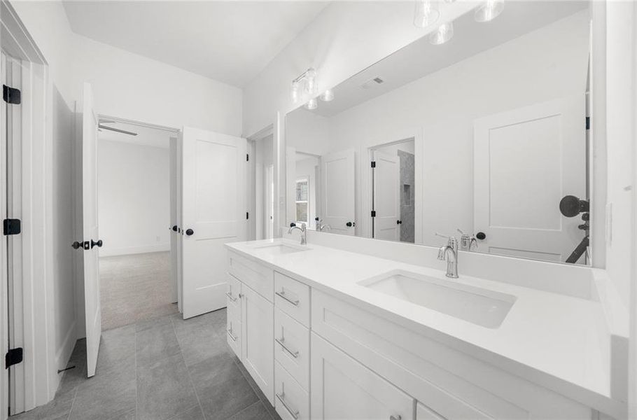 Furnished interior view inside a new home in , Canton (Image 36).