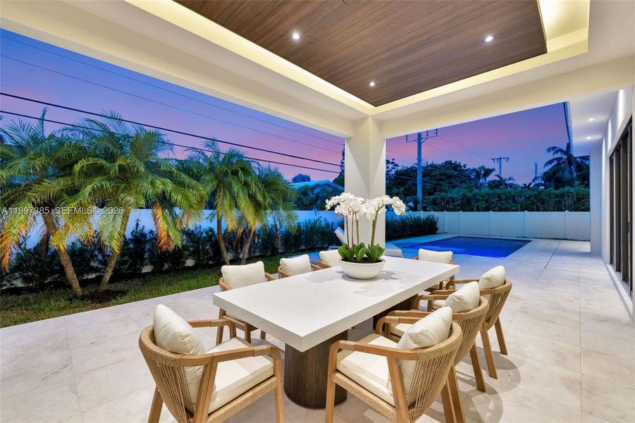 Exterior details and patio area of a home in , Fort Lauderdale (Image 32).