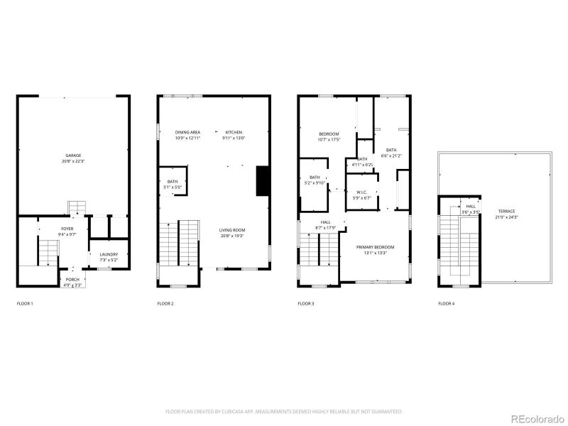 2D floor plan layout of this home in , Littleton, CO (Image 4).