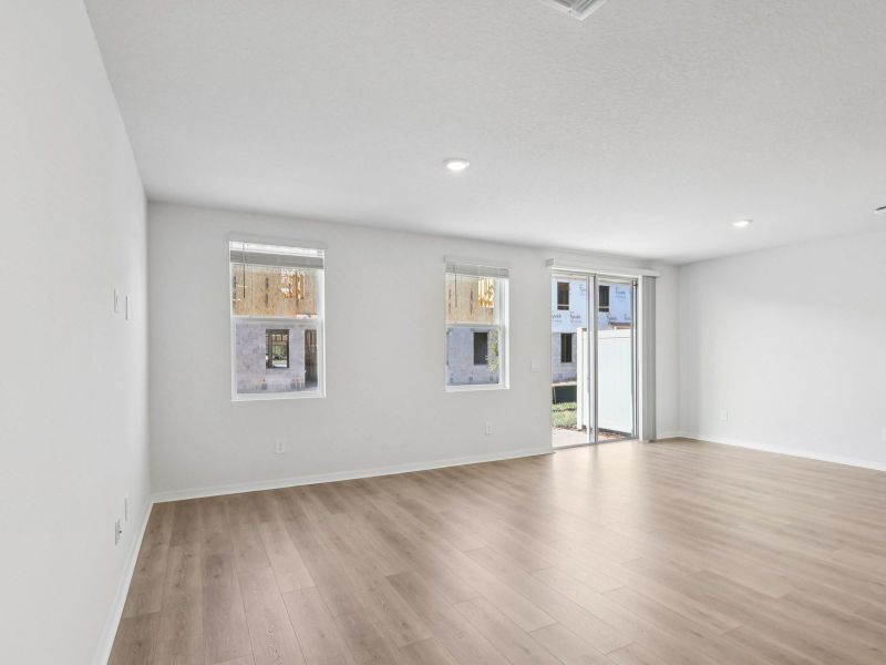 Spacious, unfurnished interior of a new home in The Meadow at Crossprairie Townes, St. Cloud (Image 9). Spacious, unfurnished interior of a new home in The Meadow at Crossprairie Townes, St. Cloud (Image 9).