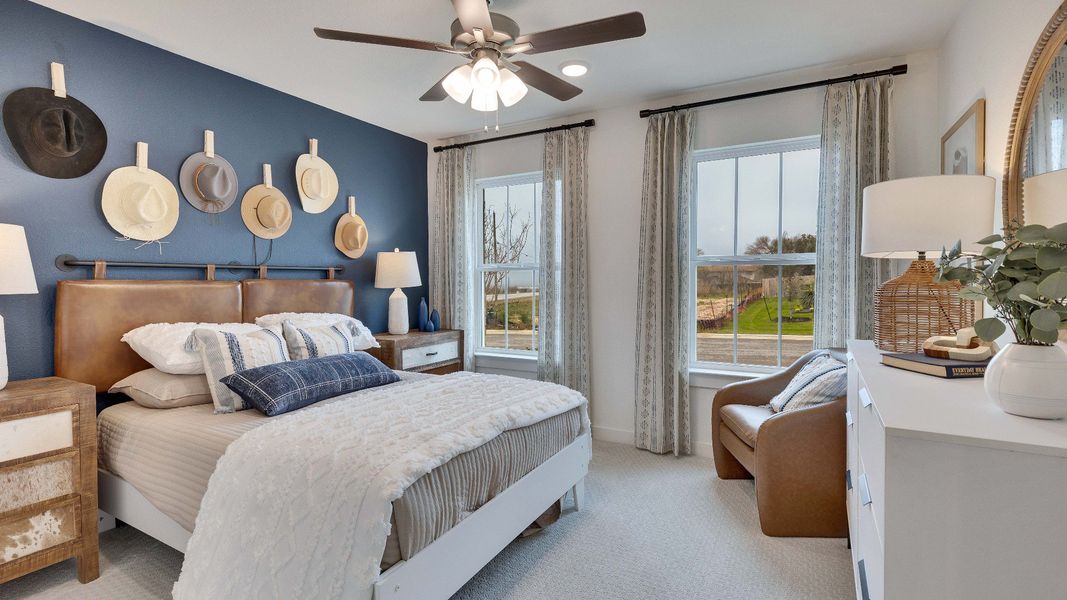 Representative furnished interior of a home built from the Meyerson by DRB Homes in Hunters Glen, Jarrell (Image 44).