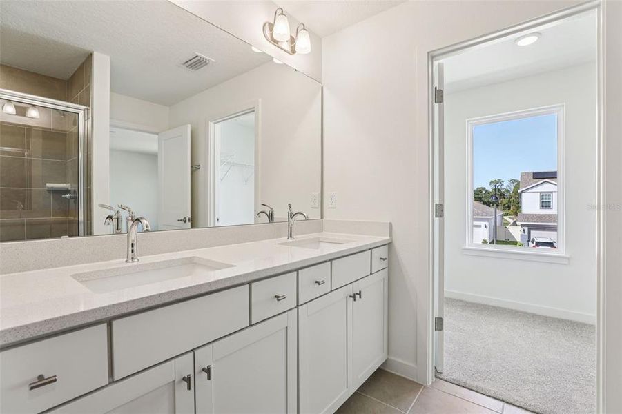 Furnished interior view inside a new home in Trinity Place, St. Cloud (Image 8). Furnished interior view inside a new home in Trinity Place, St. Cloud (Image 8).