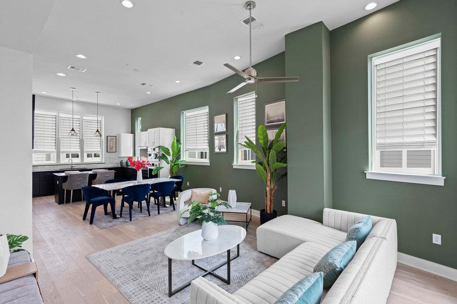 Furnished interior view inside a new home in , Austin (Image 10).