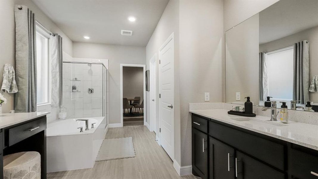 Furnished interior view inside a new home in Treeline, Justin (Image 30).