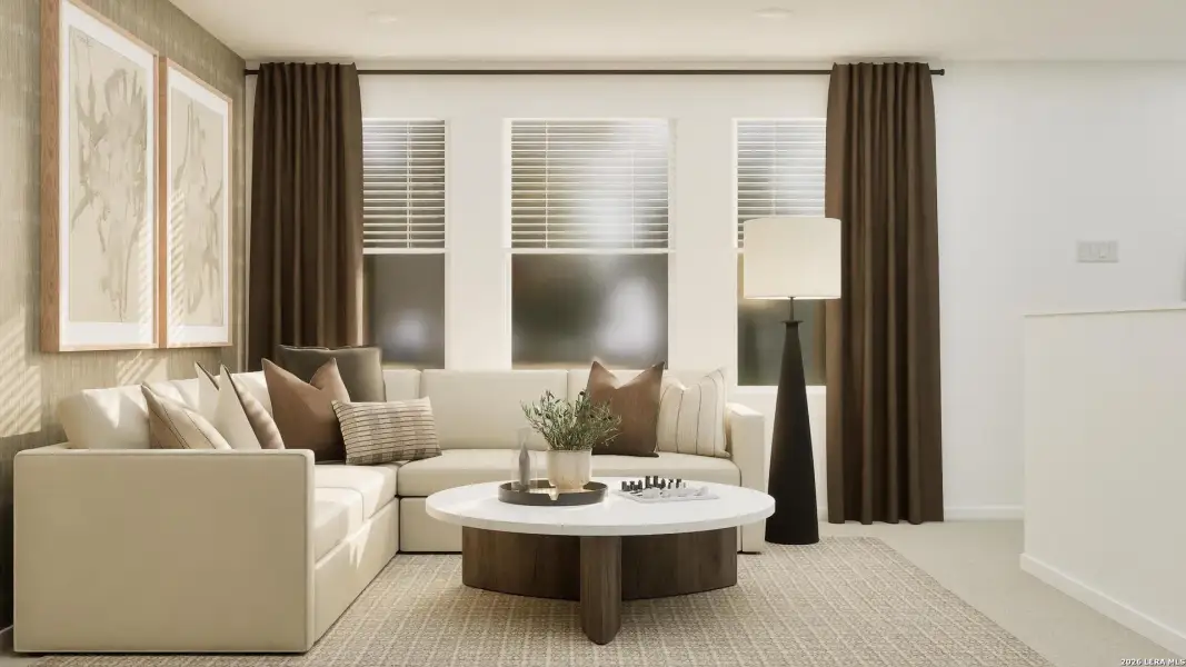 Furnished interior view inside a new home in Navarro Ranch, Seguin (Image 17).