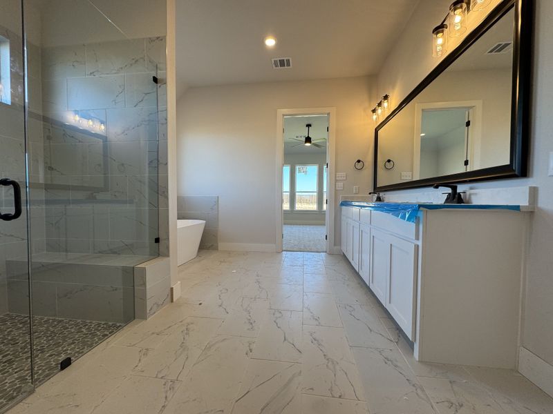 Furnished interior view inside a new home in Coyote Crossing, Godley (Image 6).