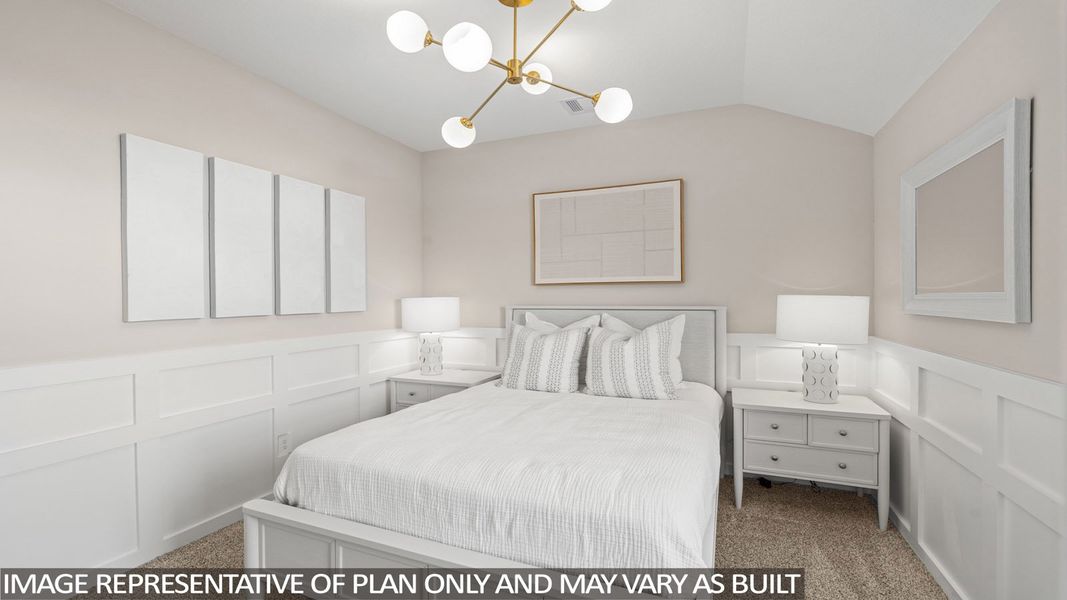 Furnished interior view inside a new home in Sunterra Lakes, Brookshire (Image 18).