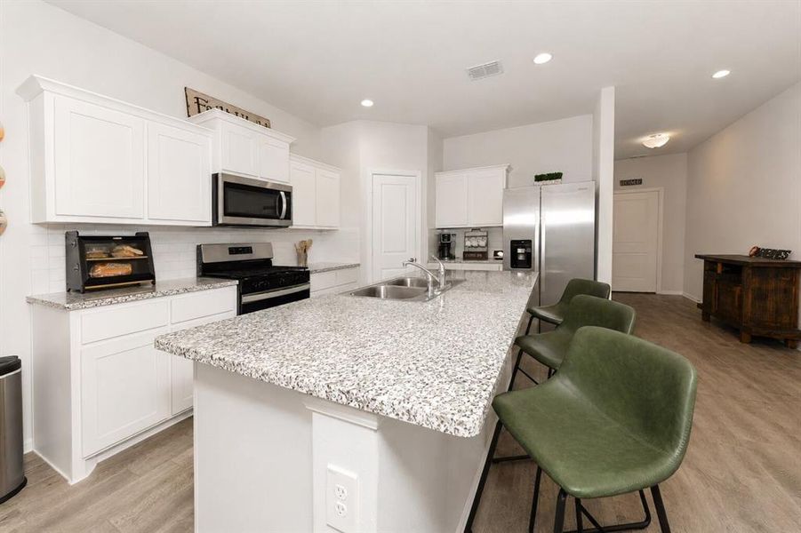 Furnished interior view inside a new home in Springhill South, Boyd (Image 10).