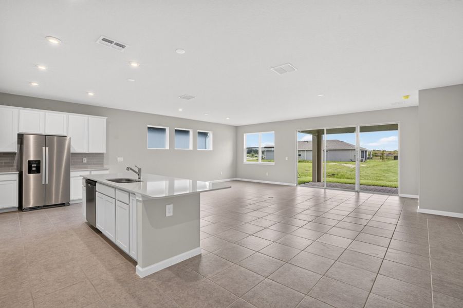 Furnished interior view inside a new home in Crosswind Ranch, Parrish (Image 4).
