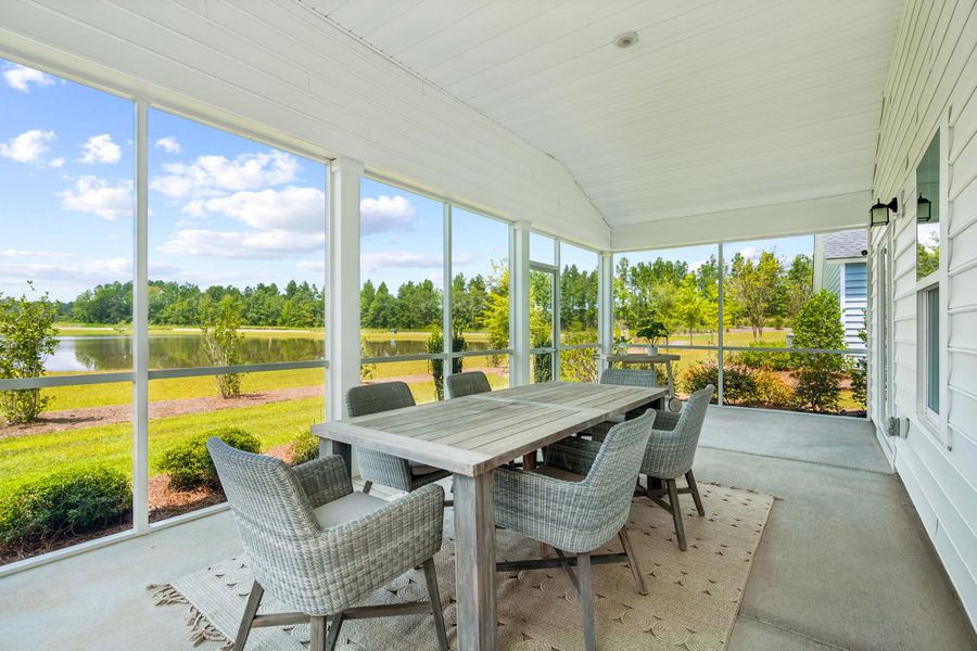 Exterior details and patio area of a home in , Summerville (Image 3). Exterior details and patio area of a home in , Summerville (Image 3).