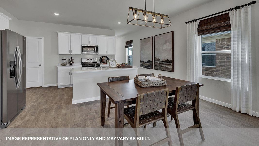 Furnished interior view inside a new home in Whisper South, San Marcos (Image 12).