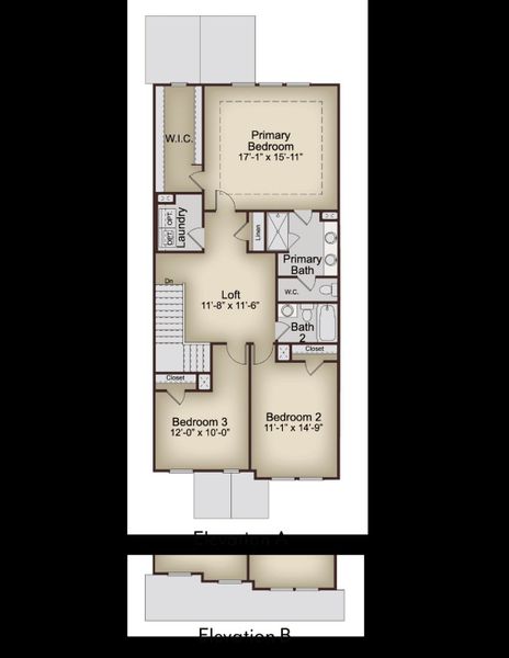 2D floor plan layout for the Chessie by McKinley Homes in Kinsley, Wake Forest, NC (Image 4). 2D floor plan layout for the Chessie by McKinley Homes in Kinsley, Wake Forest, NC (Image 4).