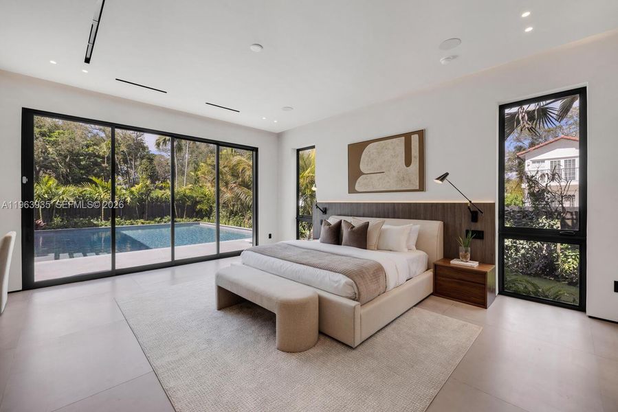 Furnished interior view inside a new home in , Miami Shores (Image 17).