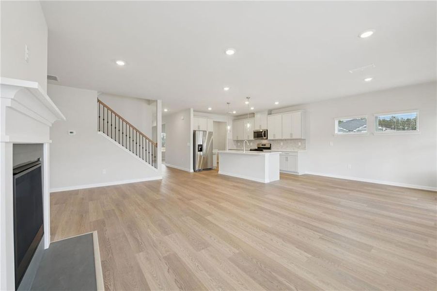 Spacious, unfurnished interior of a new home in Parkside at Grayson, Grayson (Image 31).