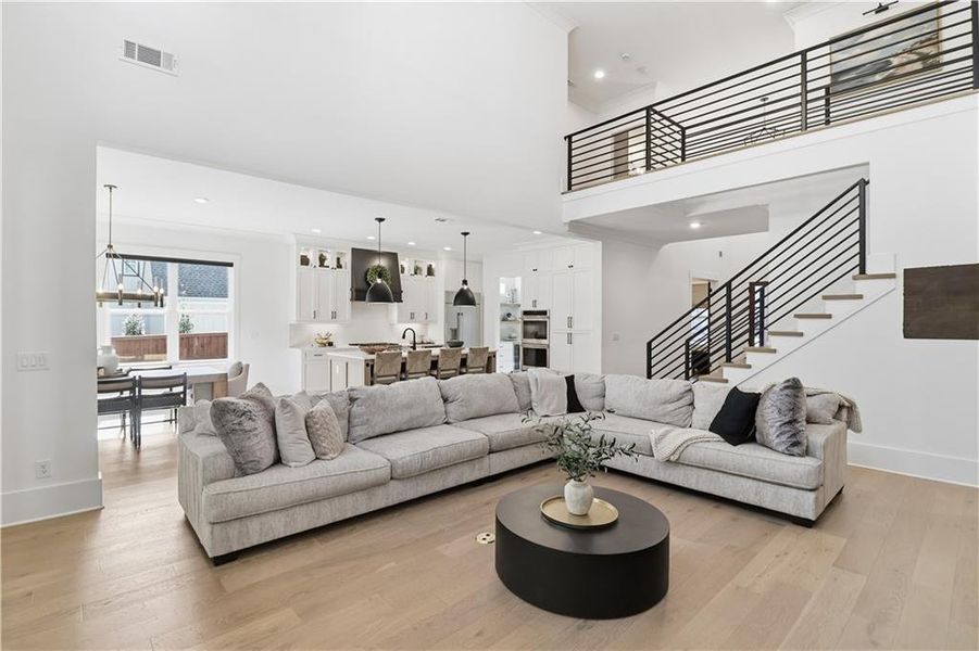 Furnished interior view inside a new home in , Woodstock (Image 11).