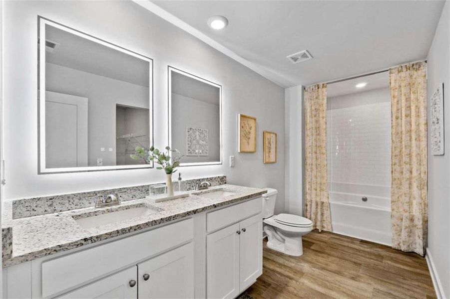 Furnished interior view inside a new home in Southern Hills, McDonough (Image 32).