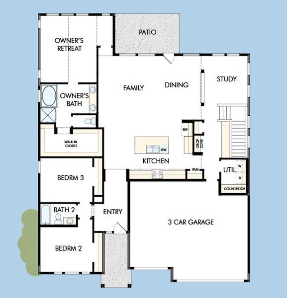 Image 3 representing the The Tahoma by David Weekley Homes in The Aurora Highlands The Vistas, Aurora, CO. Image 3 representing the The Tahoma by David Weekley Homes in The Aurora Highlands The Vistas, Aurora, CO.