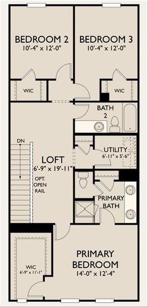 Hudson Second Floor Plan