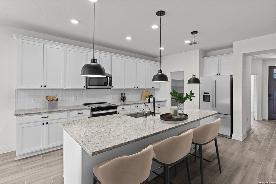 Furnished interior view inside a new home in Horizon Ridge, San Antonio (Image 3).