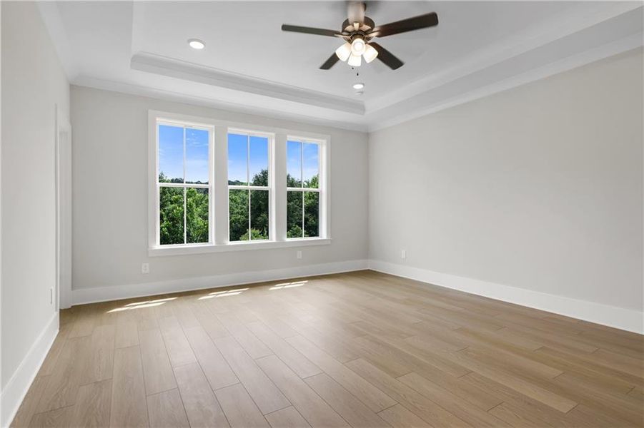 Spacious, unfurnished interior of a new home in Echo Park, Suwanee (Image 15). Spacious, unfurnished interior of a new home in Echo Park, Suwanee (Image 15).