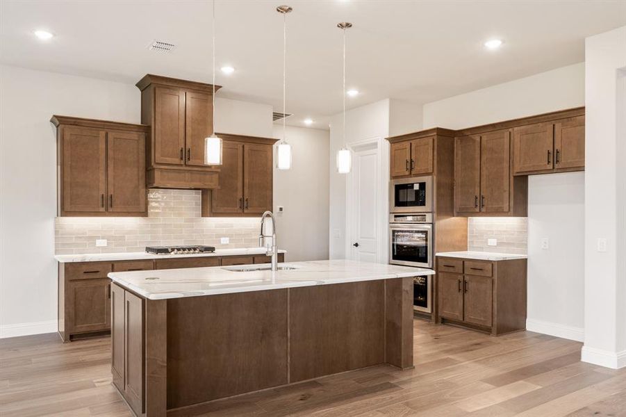 Furnished interior view inside a new home in Timberbrook, Justin (Image 8).