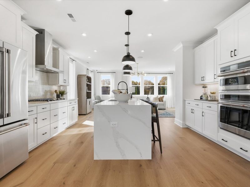 Furnished interior view inside a new home in Ross Farms, Charlotte (Image 11).
