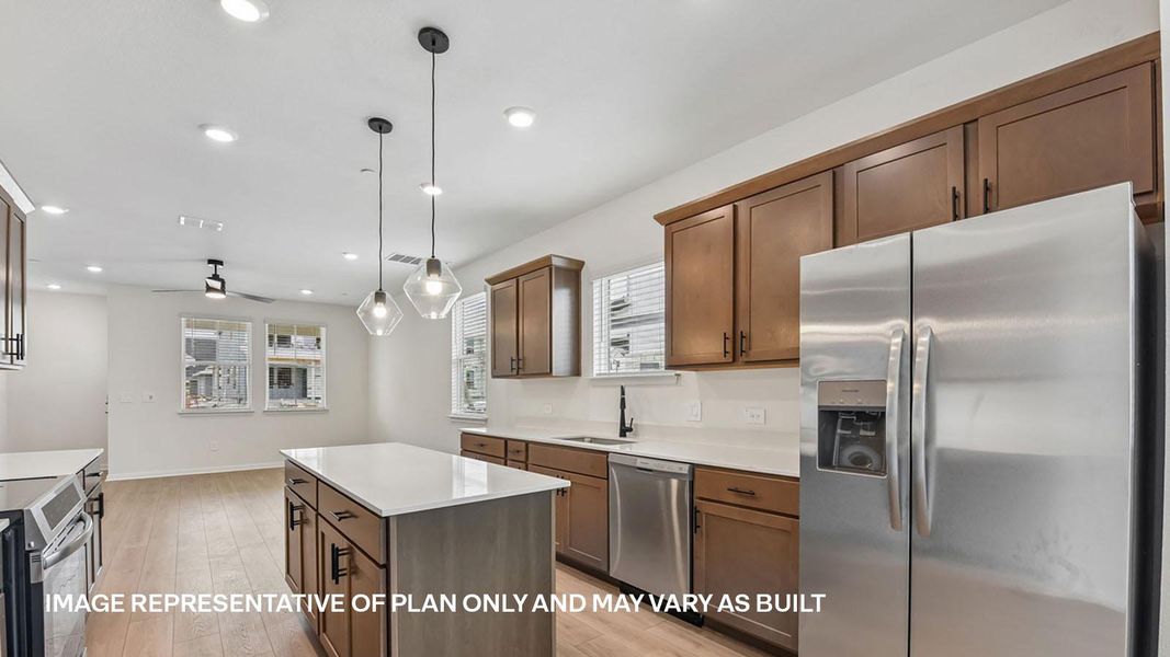 Furnished interior view inside a new home in Avery Centre, Round Rock (Image 11).