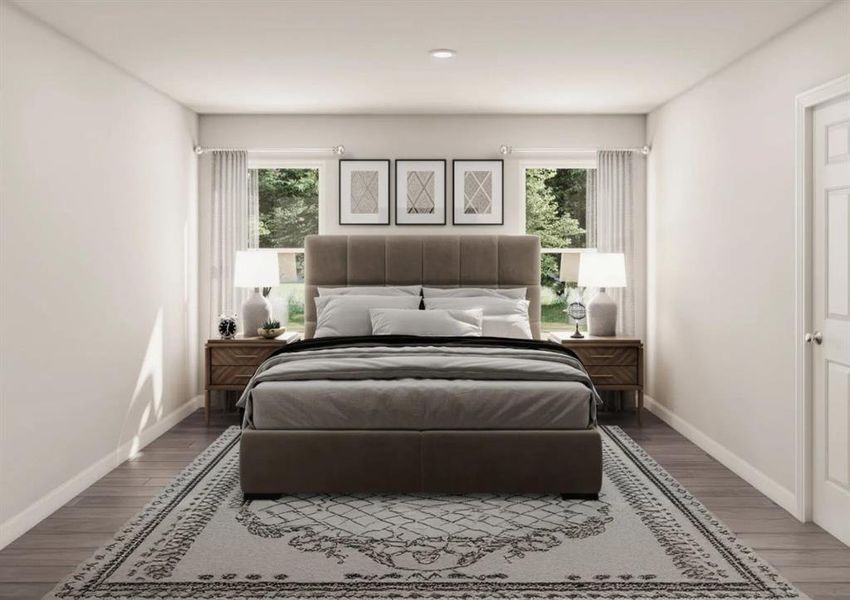 Furnished interior view inside a new home in Milford Farms, Milford (Image 4). Furnished interior view inside a new home in Milford Farms, Milford (Image 4).