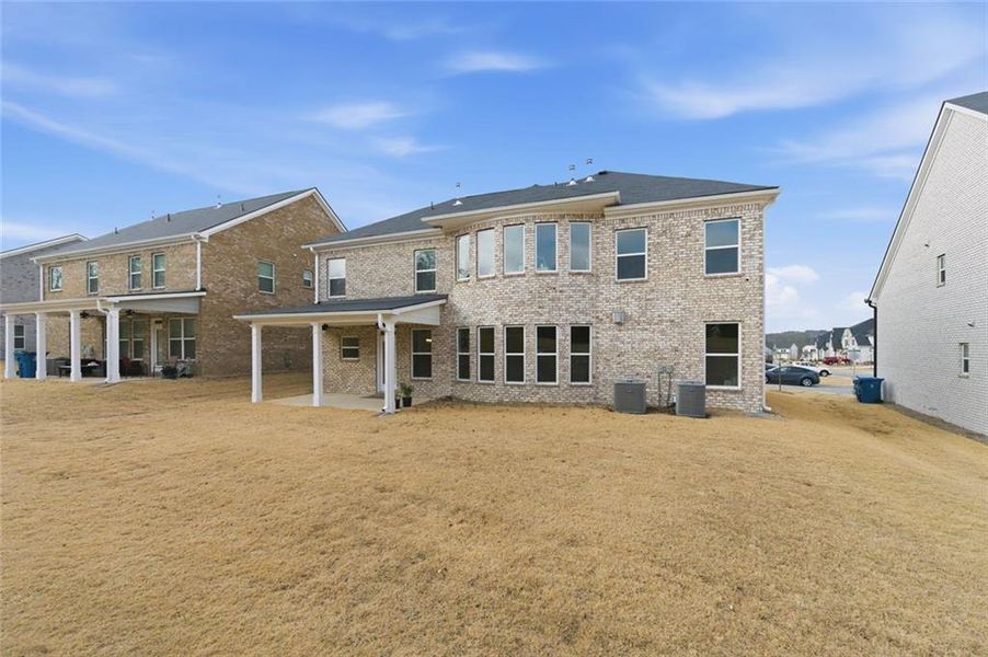 Exterior details and patio area of a home in Water Oak Estates, Lawrenceville (Image 3).