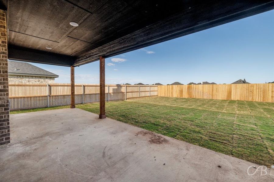 Exterior details and patio area of a home in , Abilene (Image 3).