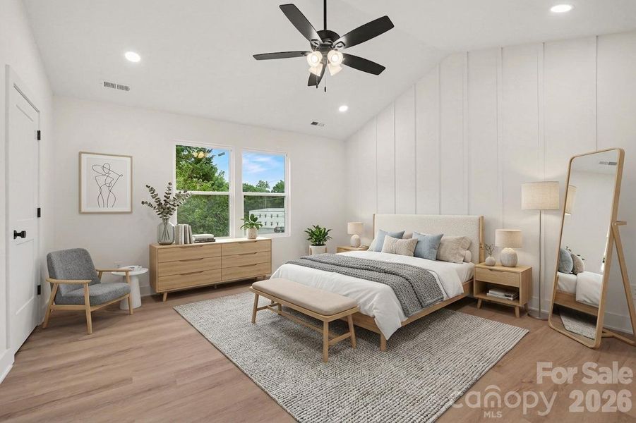 Furnished interior view inside a new home in , Charlotte (Image 9).
