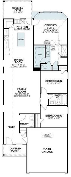 2D floor plan layout of this home in Magnolia Ridge, Magnolia, TX (Image 3). 2D floor plan layout of this home in Magnolia Ridge, Magnolia, TX (Image 3).