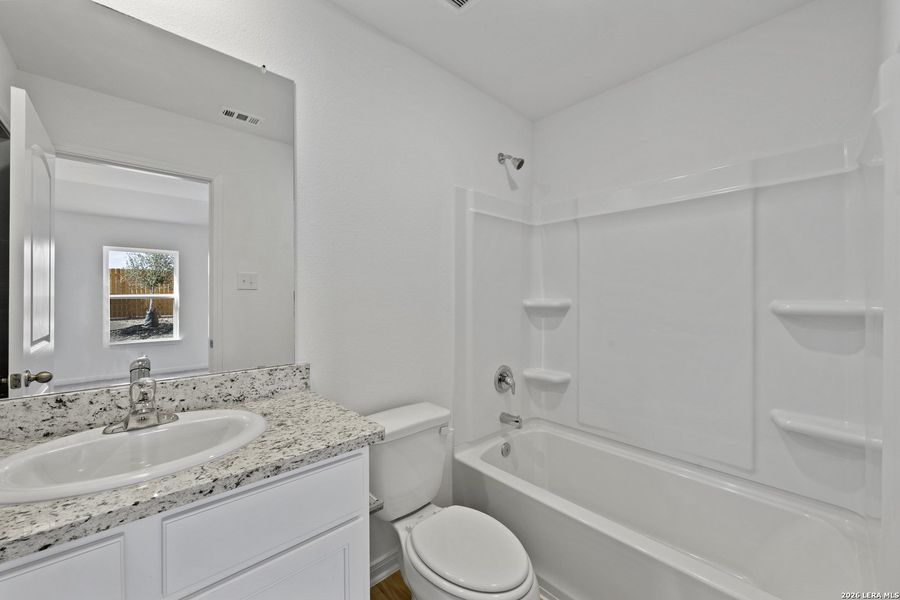 Furnished interior view inside a new home in Preserve at Medina, Von Ormy (Image 5).