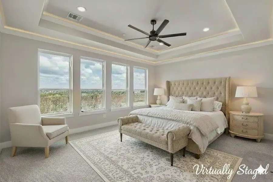 Furnished interior view inside a new home in , Aledo (Image 5). Furnished interior view inside a new home in , Aledo (Image 5).