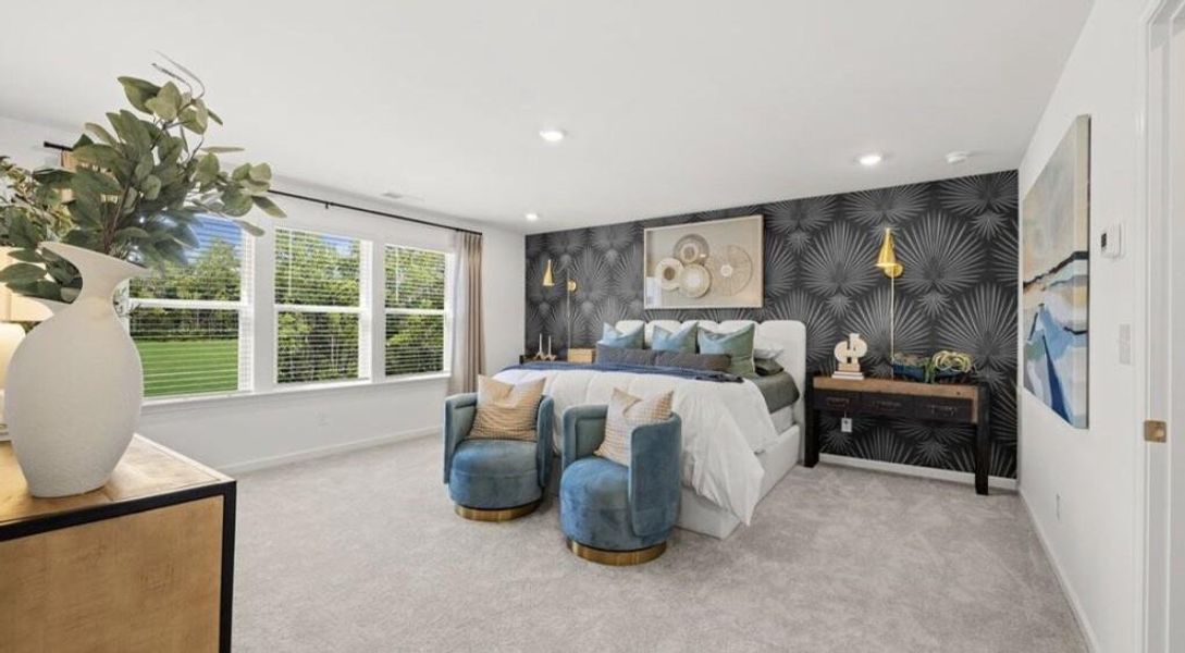 Furnished interior view inside a new home in Towns at Ivy Creek, Buford (Image 5).