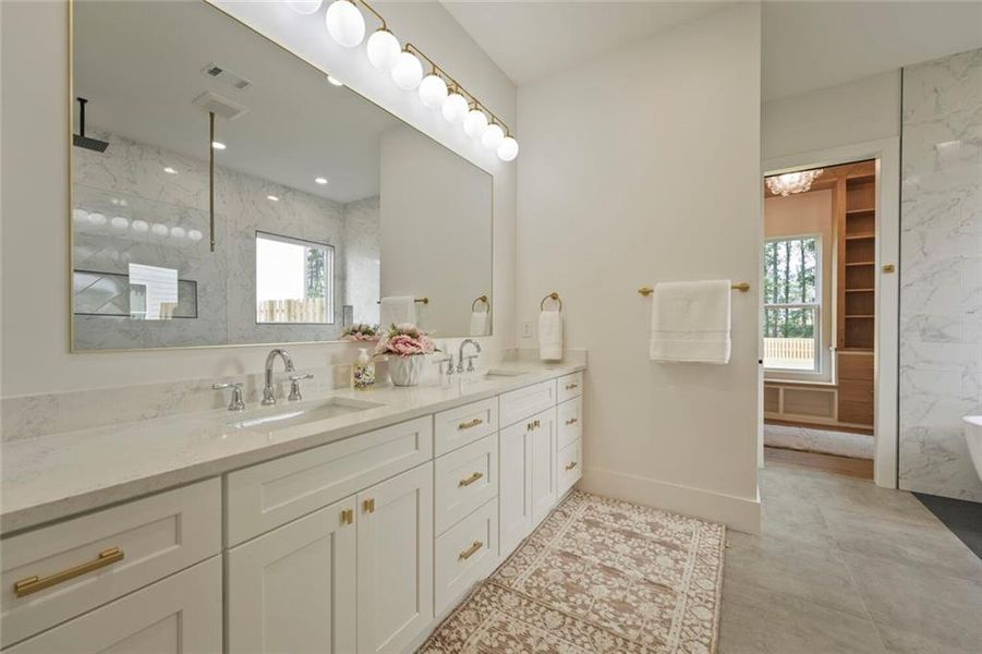 Furnished interior view inside a new home in , Grayson (Image 28).