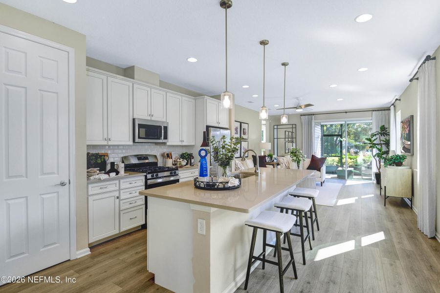 Furnished interior view inside a new home in , Jacksonville (Image 16).
