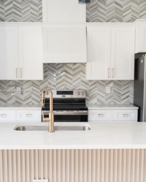 Close-up of interior finishes inside a home in , Labelle (Image 6).
