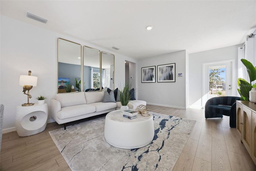 Furnished interior view inside a new home in , Kissimmee (Image 4).