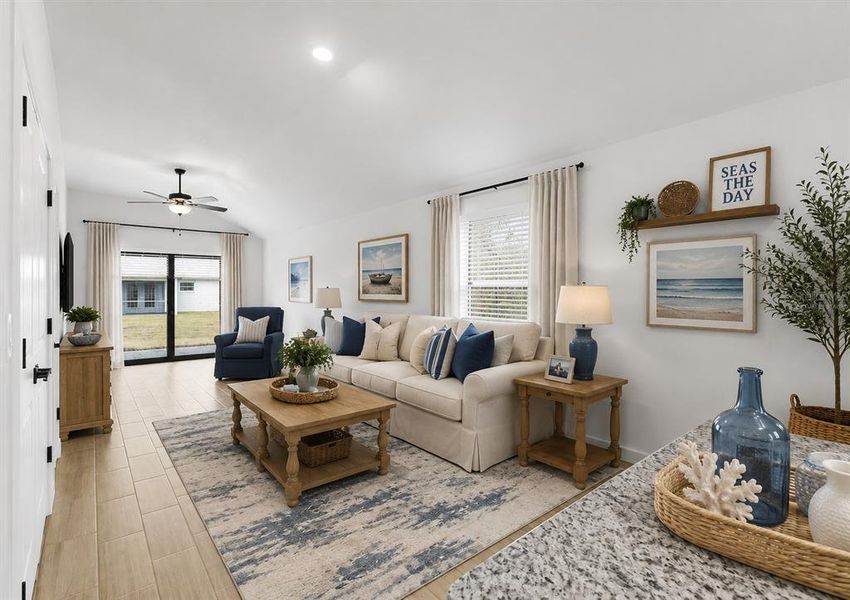 Furnished interior view inside a new home in Port Charlotte, North Port (Image 11). Furnished interior view inside a new home in Port Charlotte, North Port (Image 11).