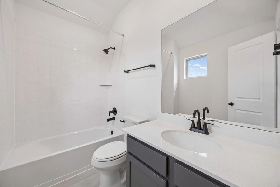 Furnished interior view inside a new home in Bergamo, Katy (Image 7).