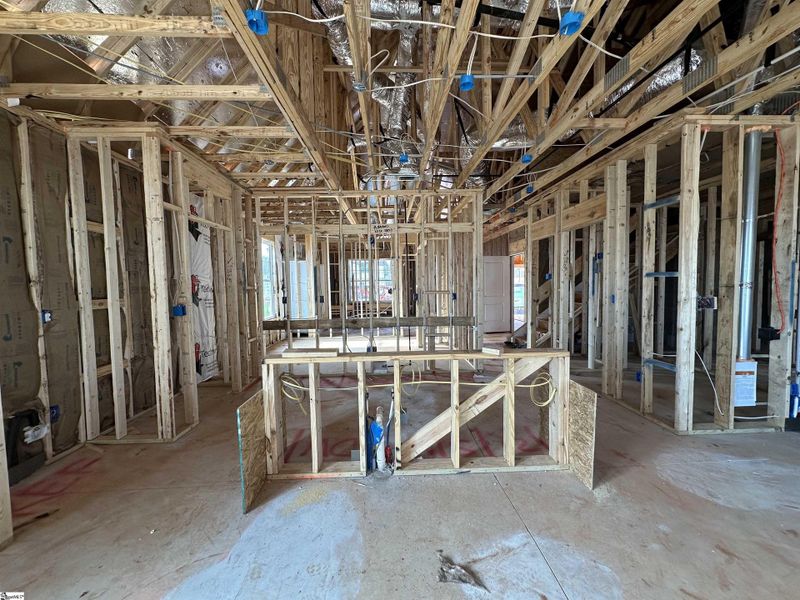 In-progress construction of a new home in Shiloh Trail, Wellford, SC (Image 8).