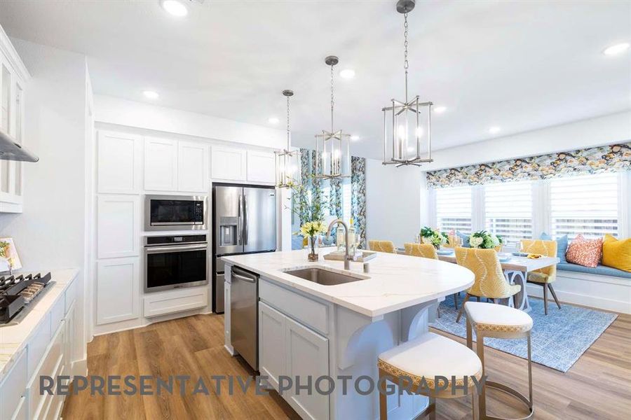 Furnished interior view inside a new home in Mosaic, Celina (Image 5).