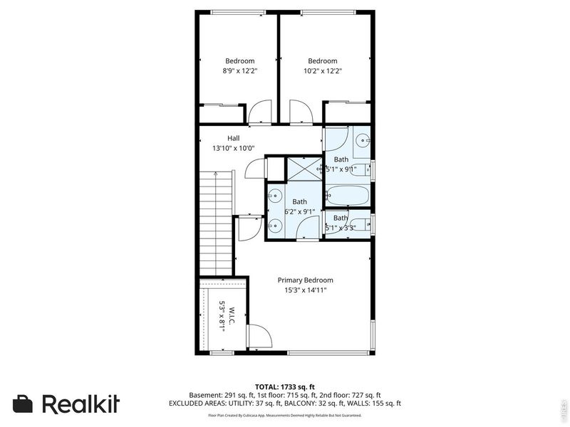 2D floor plan layout of this home in , Broomfield, CO (Image 23).