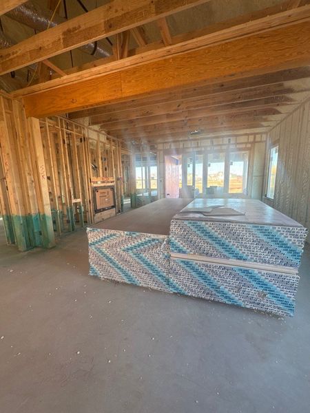 In-progress construction of a new home in Cedar Ridge Estates, Anna, TX (Image 5).