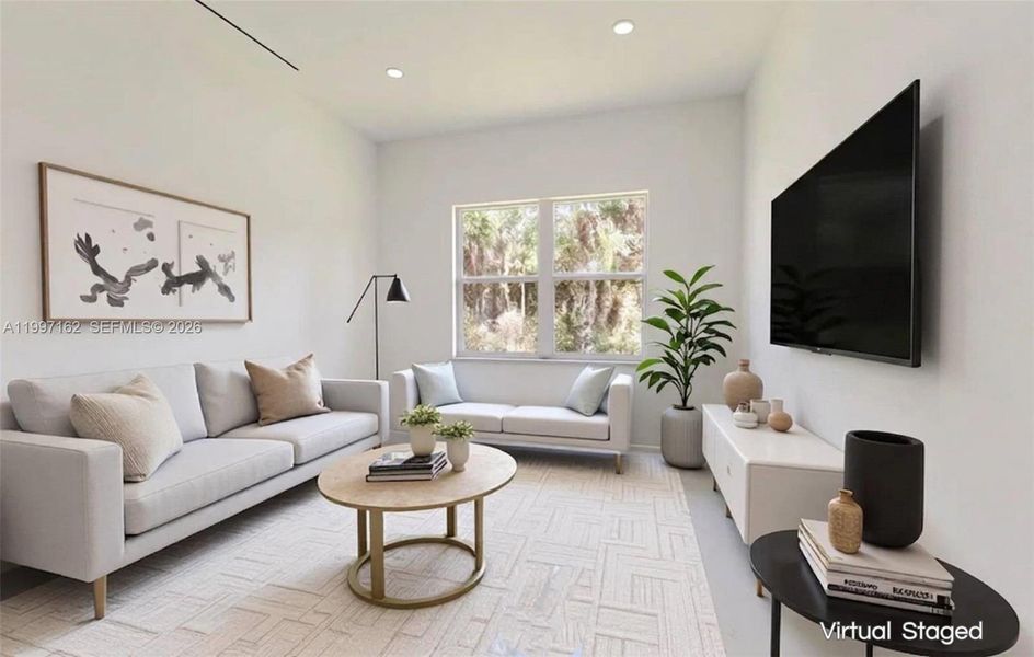 Furnished interior view inside a new home in , Naples (Image 9).