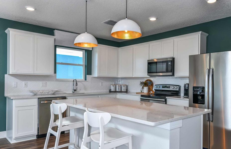 Kitchen with Stainless Steel Appliances